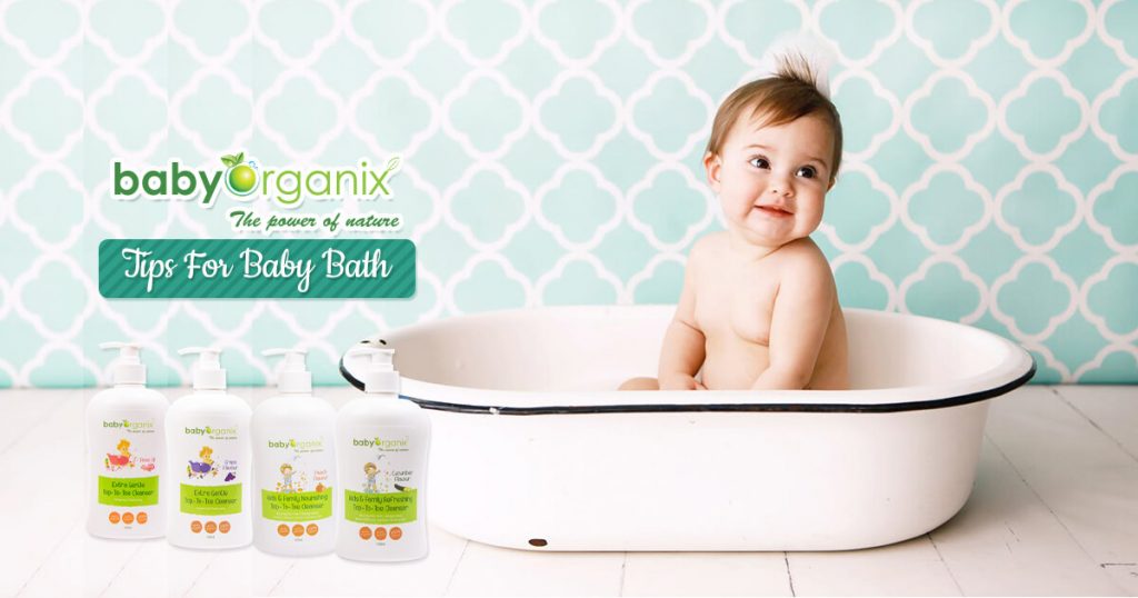 BabyOrganix Tips For Baby Bath